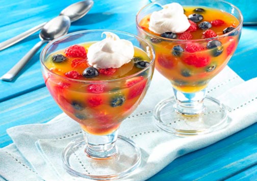 GELATINA DE FRUTAS DE LA PASIÓN