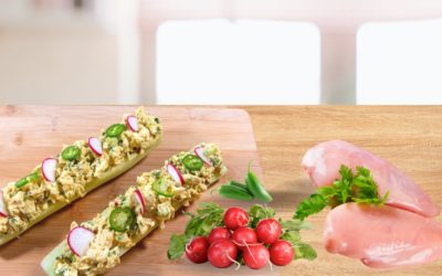 CHICKEN SALAD CUCUMBER