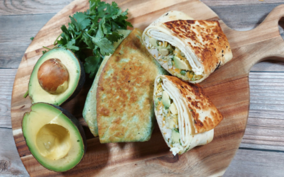 CHICKEN AVOCADO BURRITO