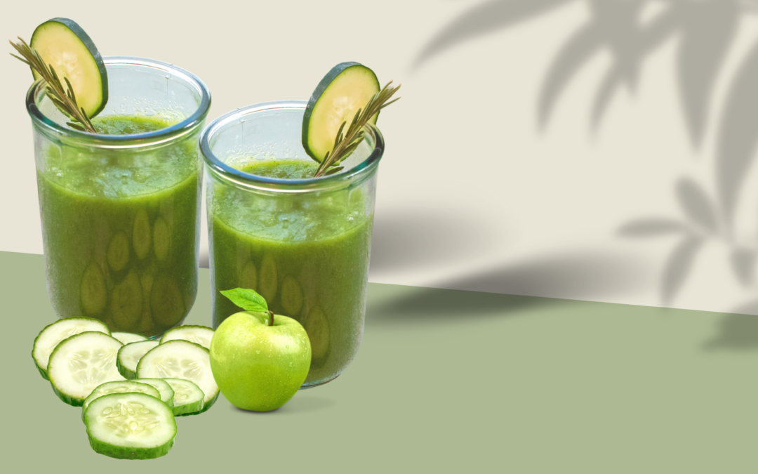 Jugo Verde con Pepino y Manzana