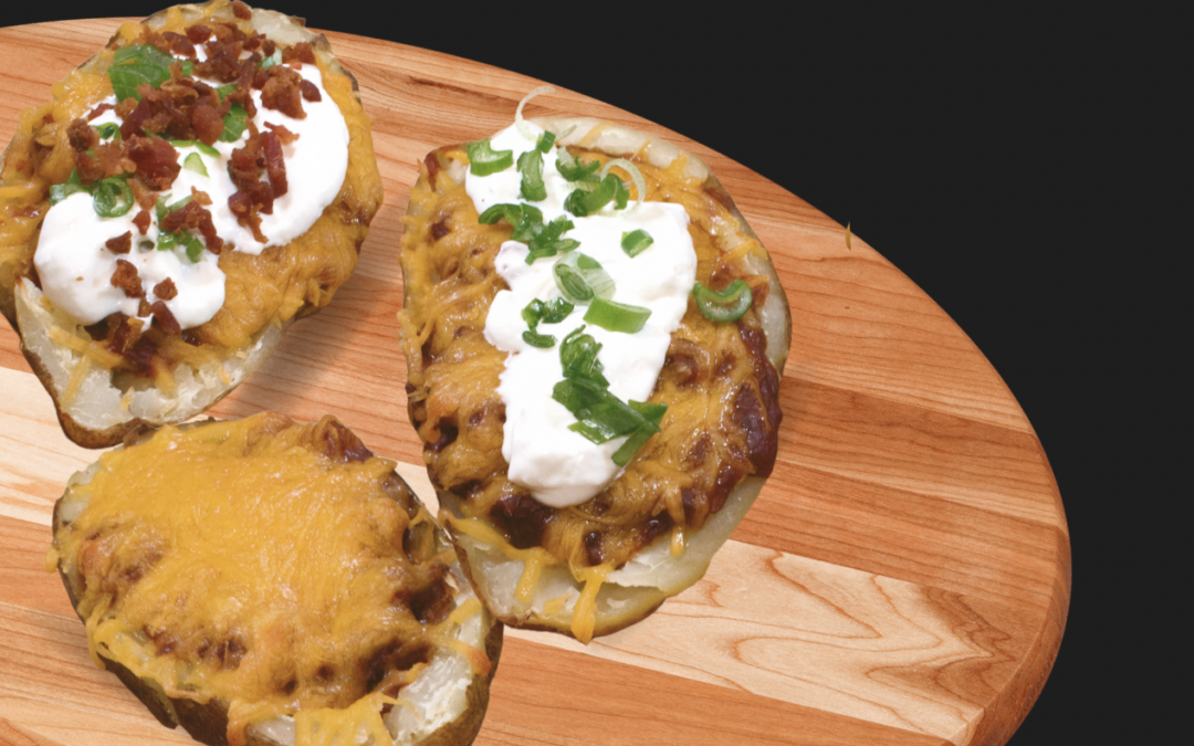 CASCARAS DE PAPA CON CHILI