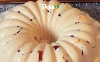 GELATINA DE 3 LECHES Y DURAZNO