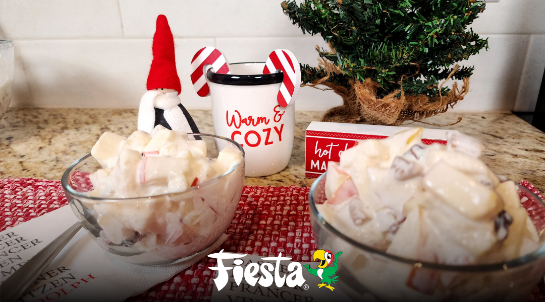 ENSALADA NAVIDEÑA DE MANZANA