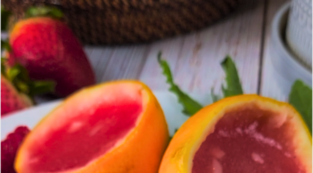 GELATINA DE COCO Y LIMONADA ROSA