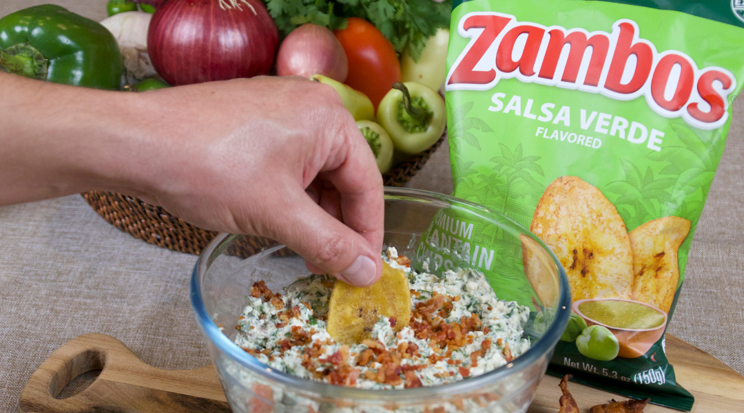 DIP DE QUESO CON TOCINO