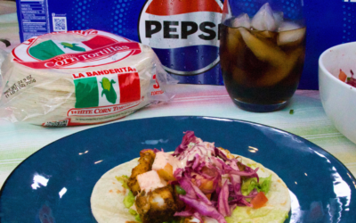 CAJUN STYLE FISH TACOS