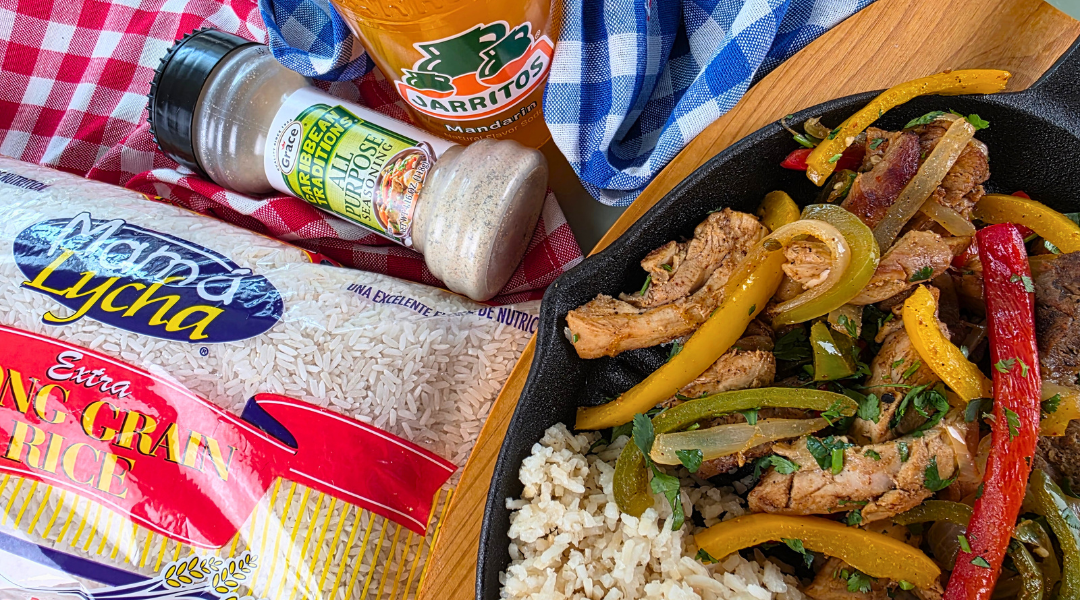 FAJITAS DE RES Y POLLO