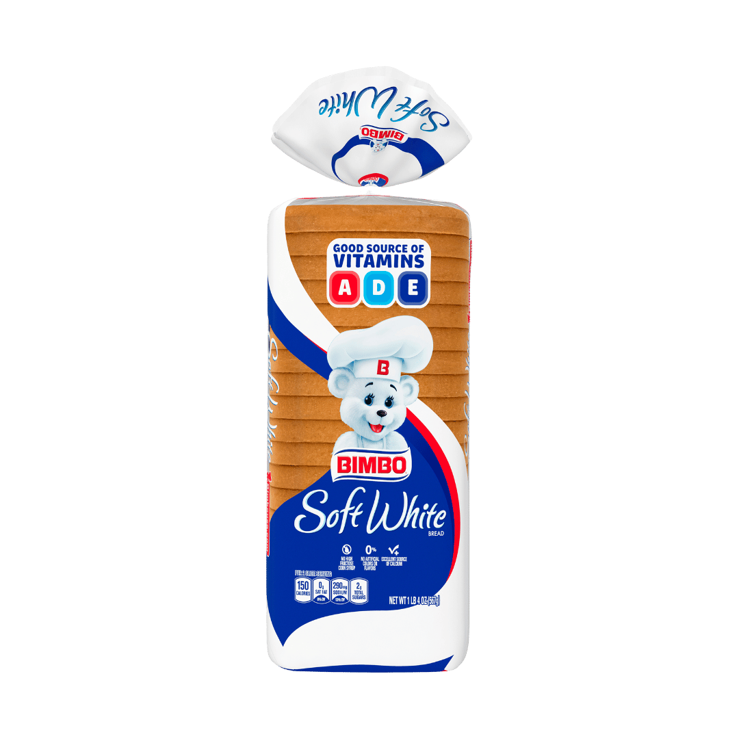 Bimbo Soft White Bread, 20 oz $1.99 ea