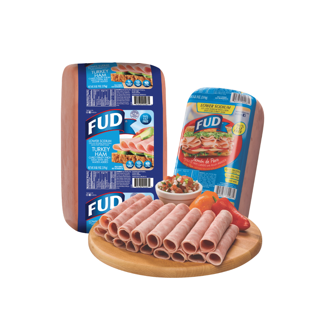 Jamón de Pavo o Bajo en Sodio FUD $4.97 lb