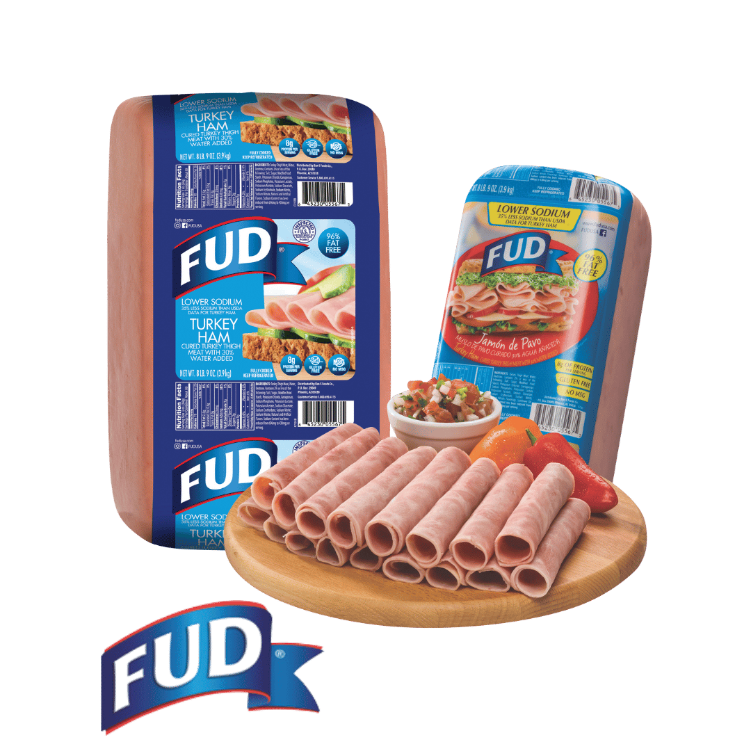 Jamón de Pavo o Bajo en Sodio FUD $4.97 lb