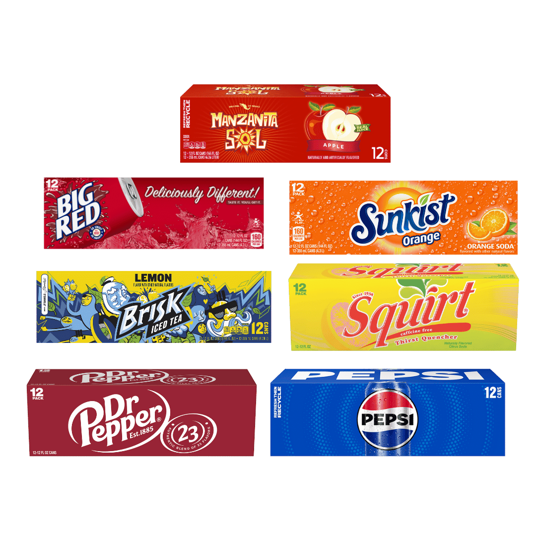Dr. Pepper or Pepsi 12 pk., 12 oz. cans $5.77 ea