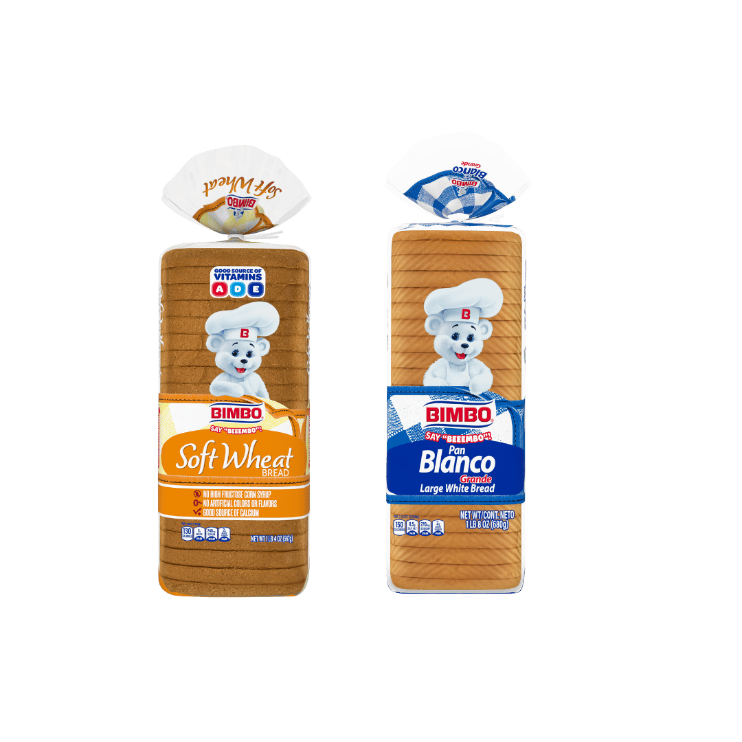 Pan Blanco de 24 oz. o Integral de 20 oz. Bimbo $2.77 c/u