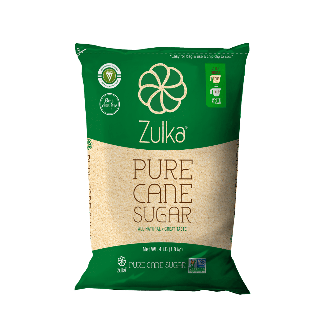 Azúcar de Caña Zulka, 4 lbs. $3.57 c/u