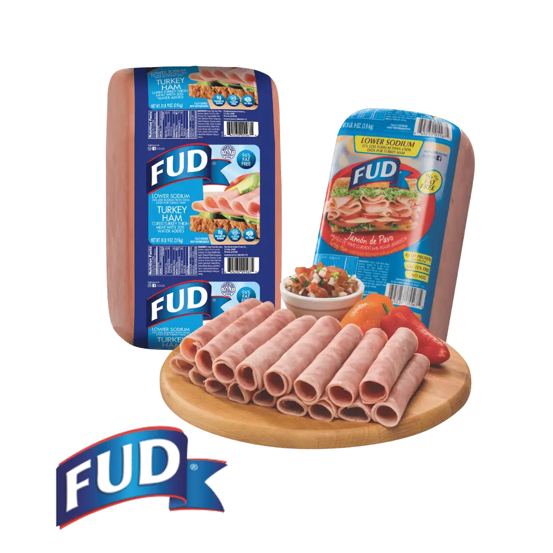 Jamón de Pavo o Bajo en Sodio FUD $4.97 lb