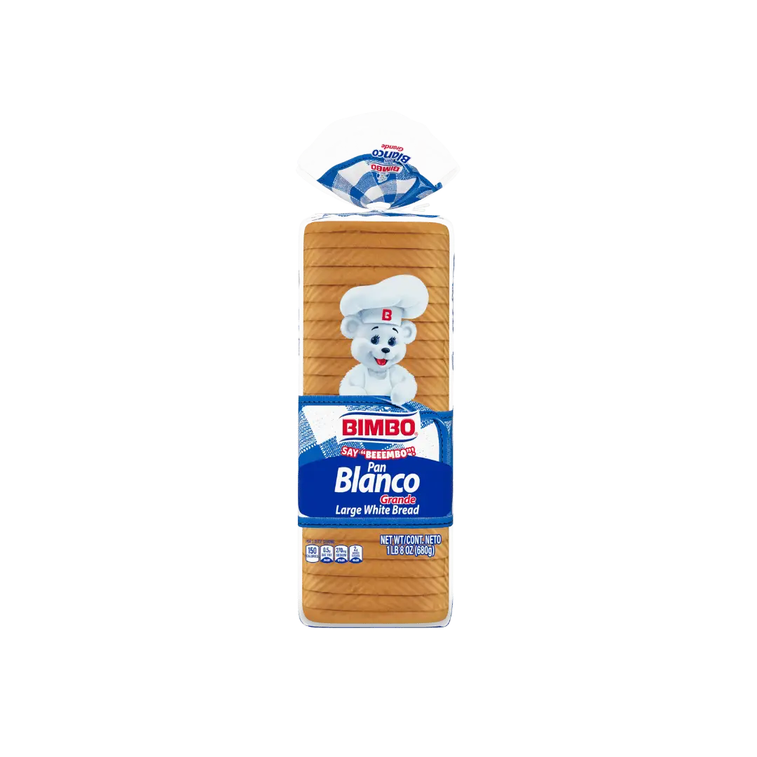 Pan Blanco Bimbo de 24 oz $2.79 c/u