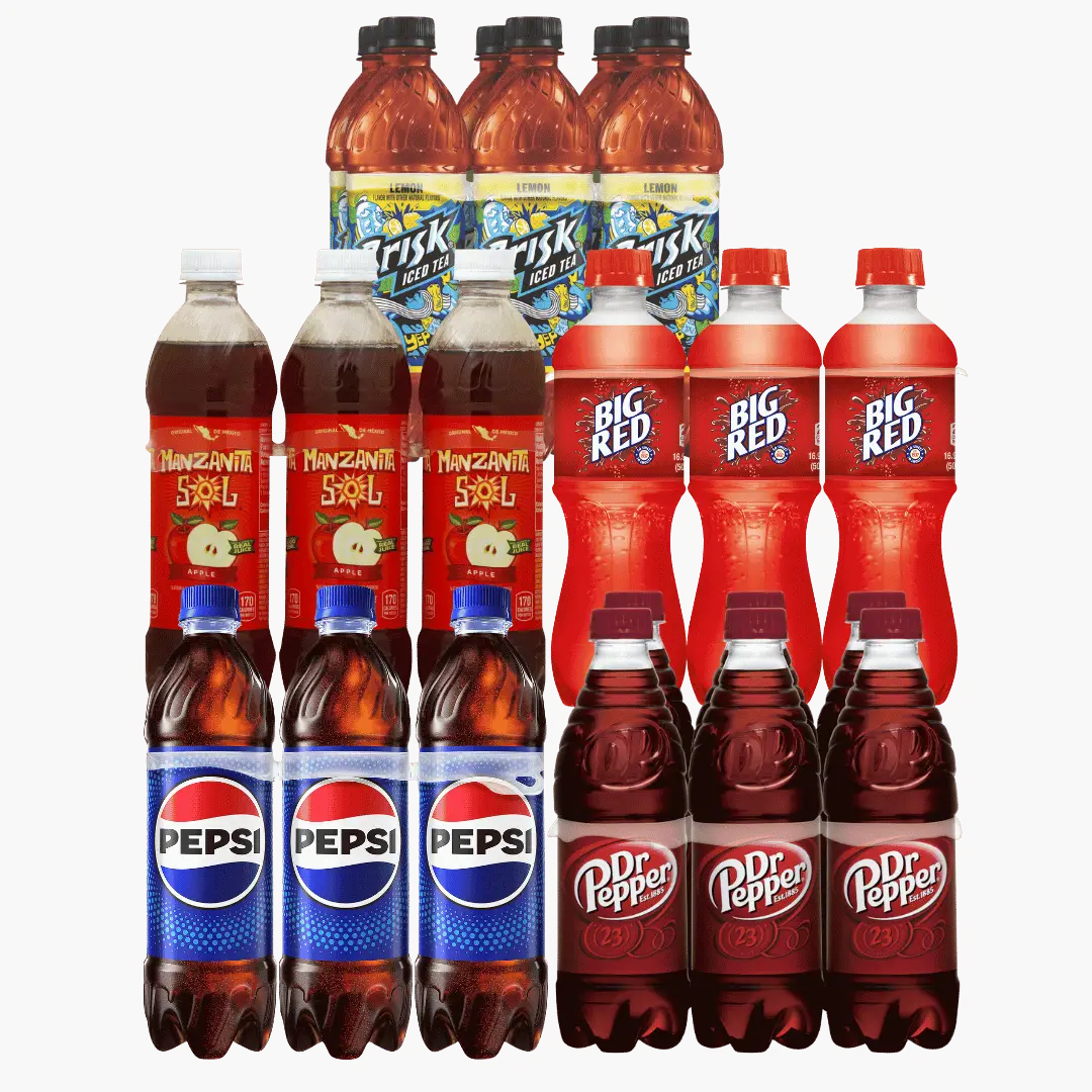 Pepsi o Dr Pepper, 6 Pack, .5 Ltr. Btls. $2.99 ea