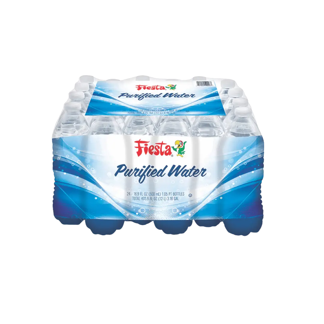 Fiesta Purified Water,  24 Pack, .5 Ltr. 4 / $10
