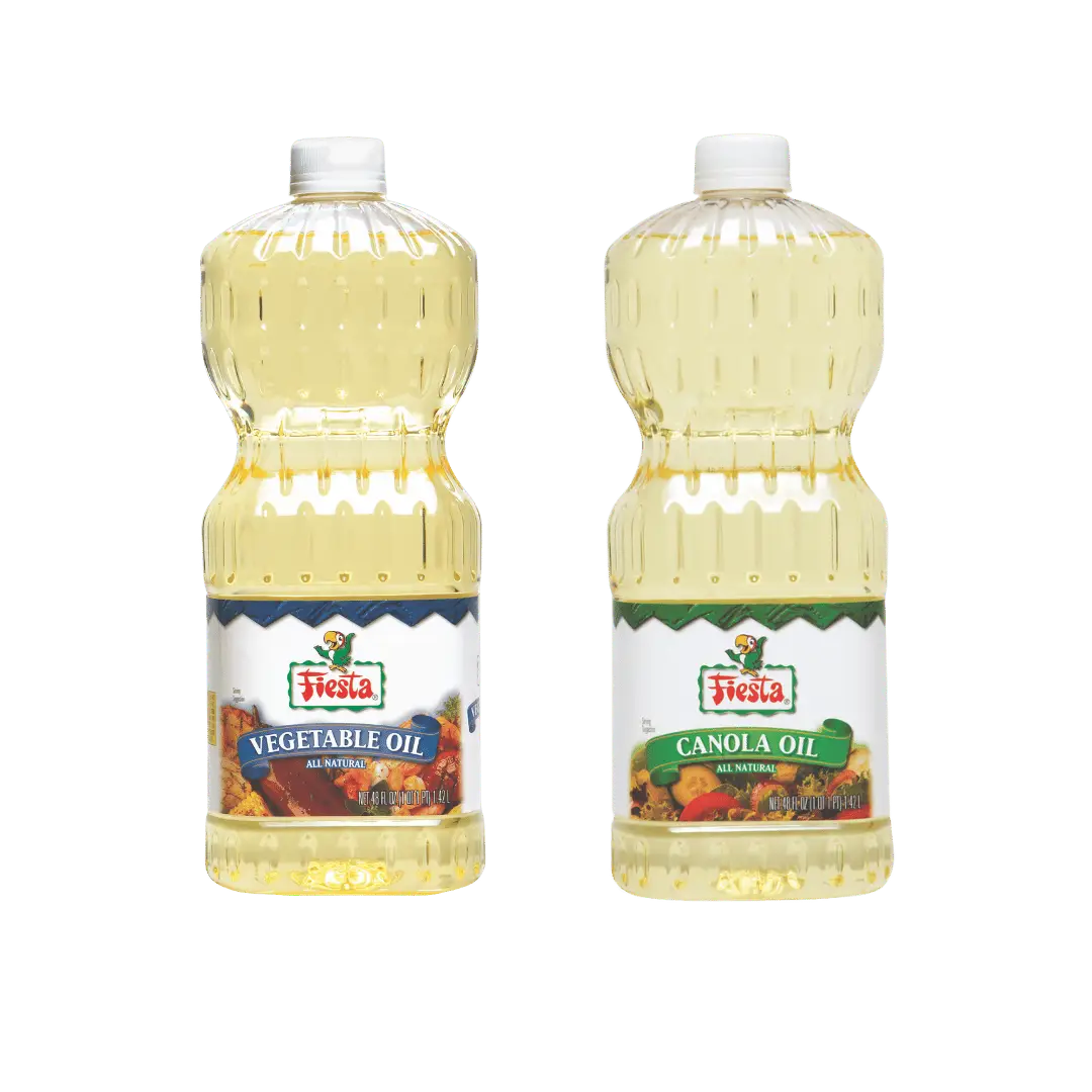 Aceite Vegetal o de Canola Fiesta de 48 oz. $3.49 c/u