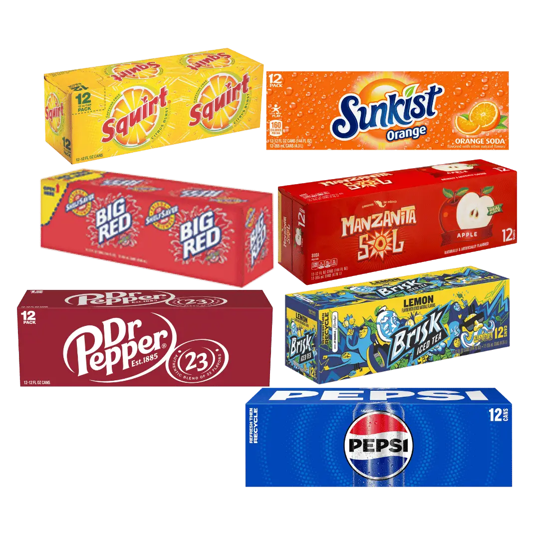 Refrescos Dr Pepper o Pepsi paquete de 12 $5.97 c/u