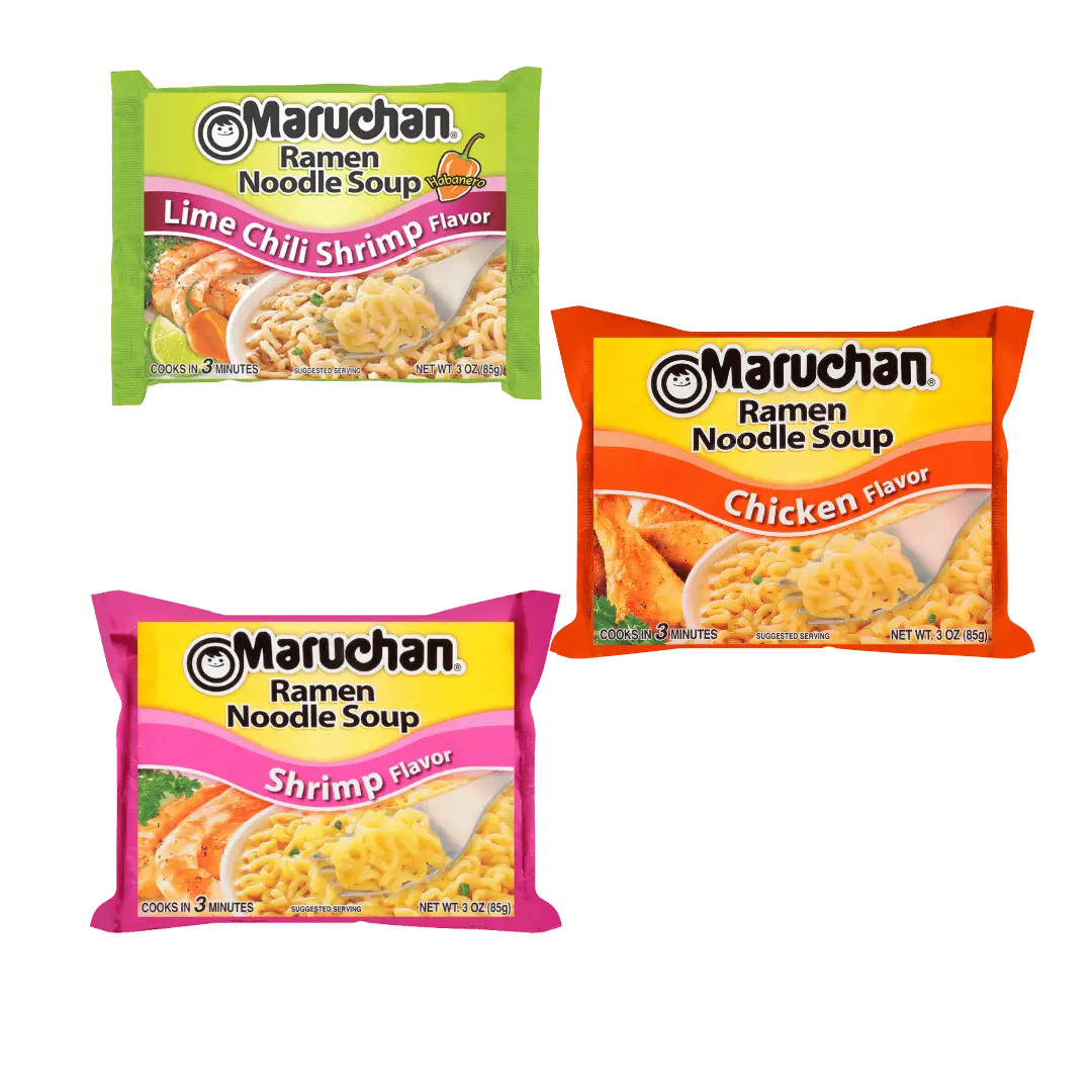 Sopas Instantáneas Maruchan de 3 oz 3 / $1