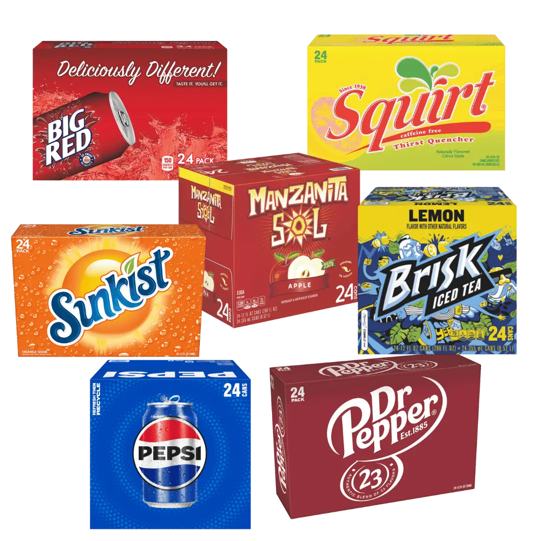 Refrescos Dr Pepper o Pepsi de 24 Latas $9.97 c/u