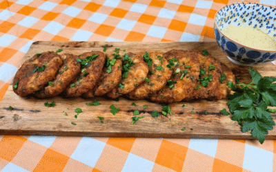 TORTITAS DORADAS DE PAPA Y ATÚN