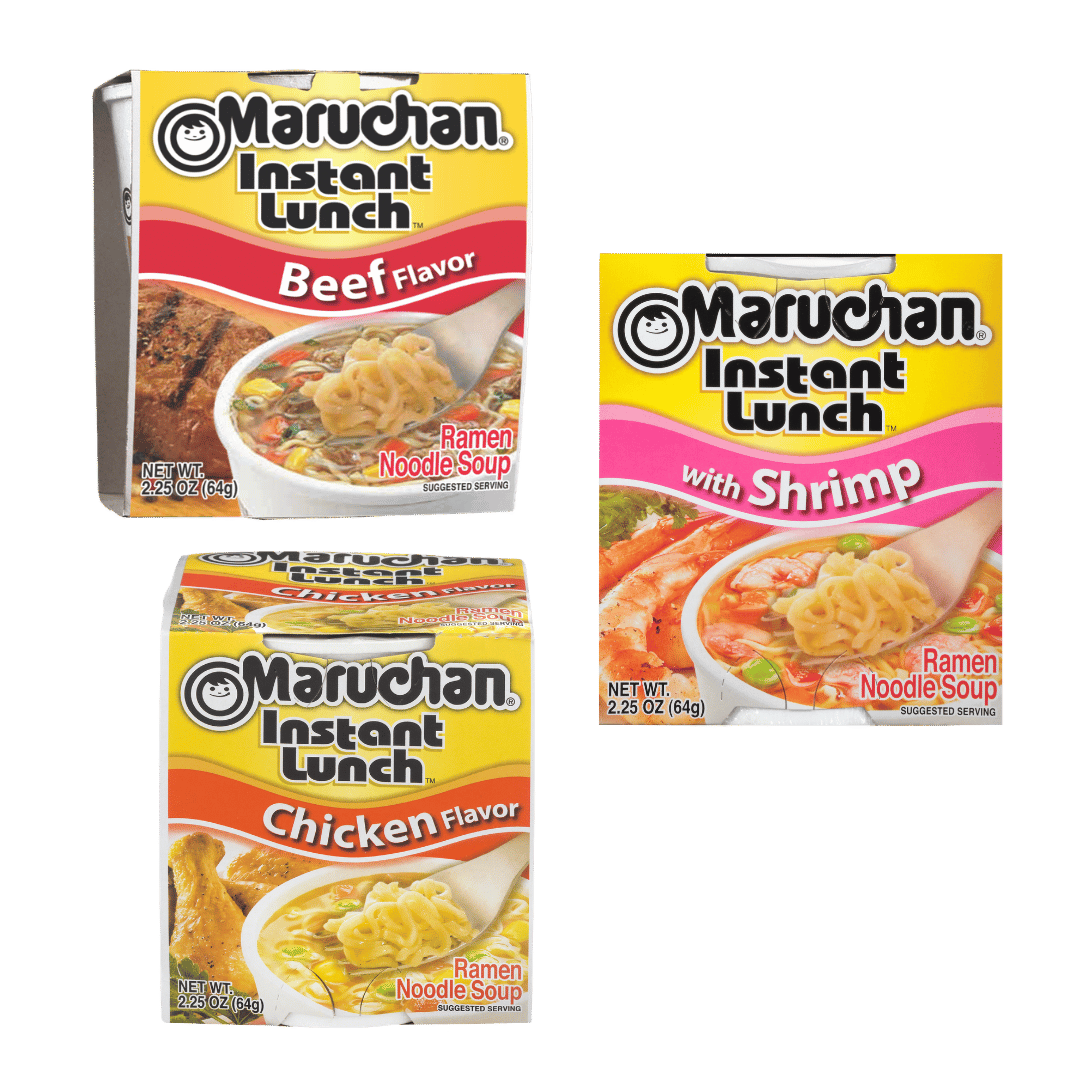 Maruchan Cups, 2.25 oz. 47¢ ea