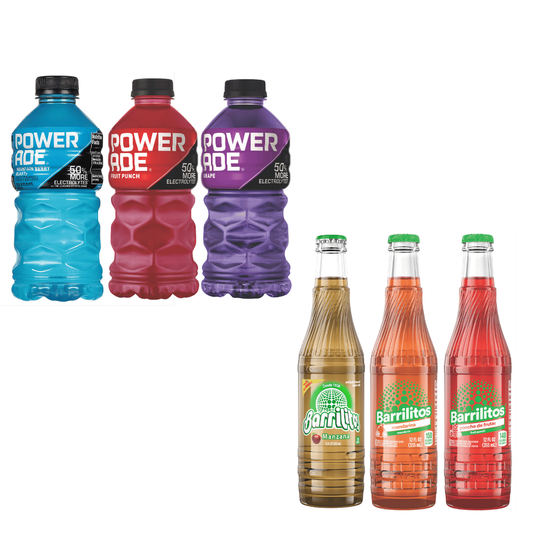 Powerade Sport Drink, 28 oz or Barrilitos, 12 oz. 88¢ ea