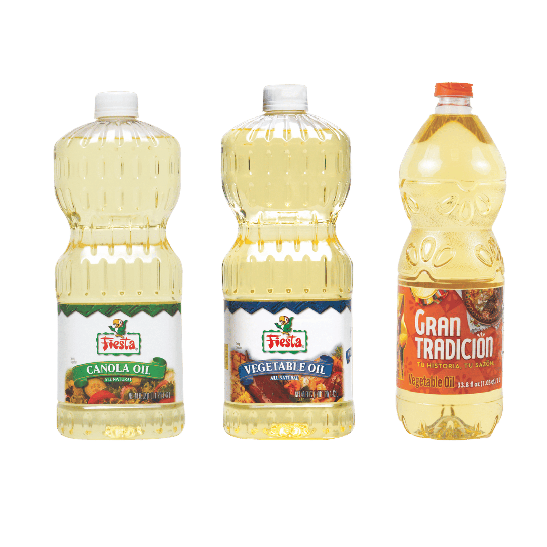 Fiesta Vegetable, Canola or Gran Tradition Oil, 33.8-48 oz. $3.49 ea