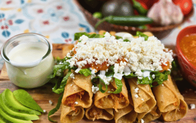 FLAUTAS DE POLLO