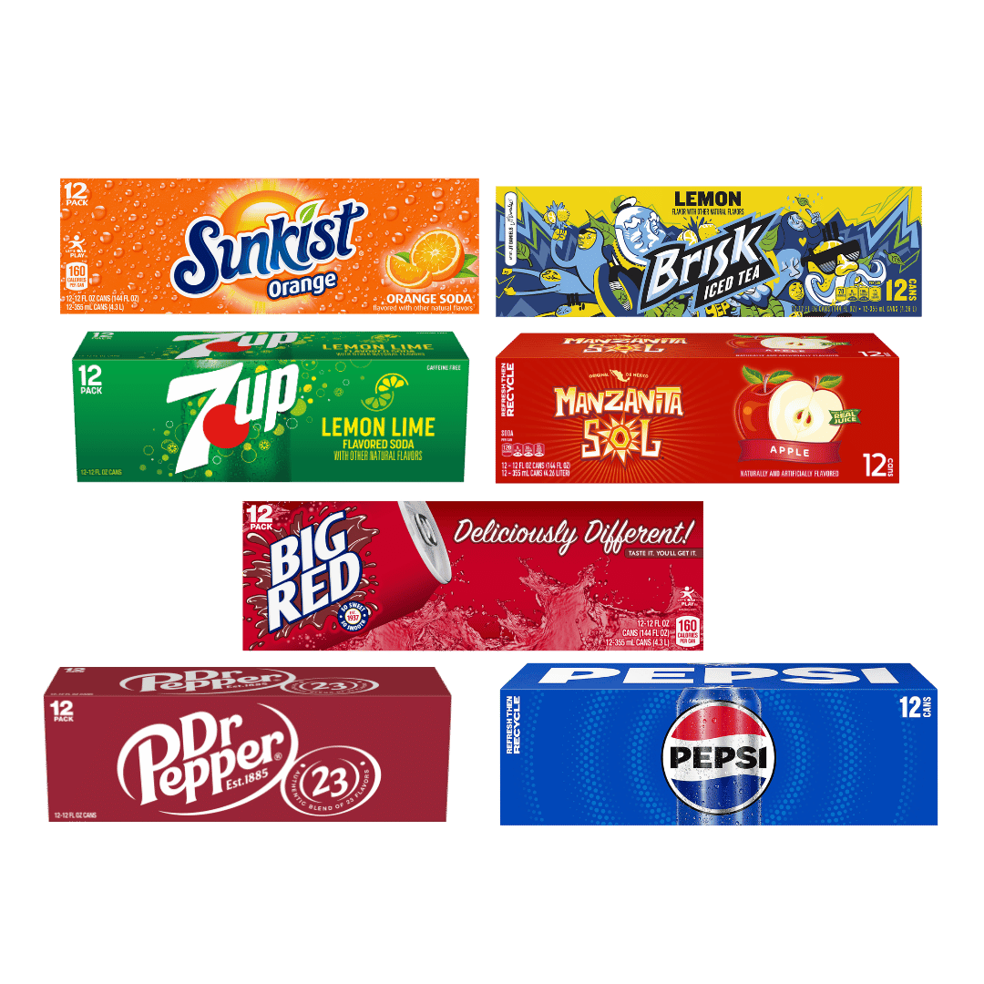 Dr Pepper or Pepsi 12 Pack, 12 oz. Cans $4.97 ea
