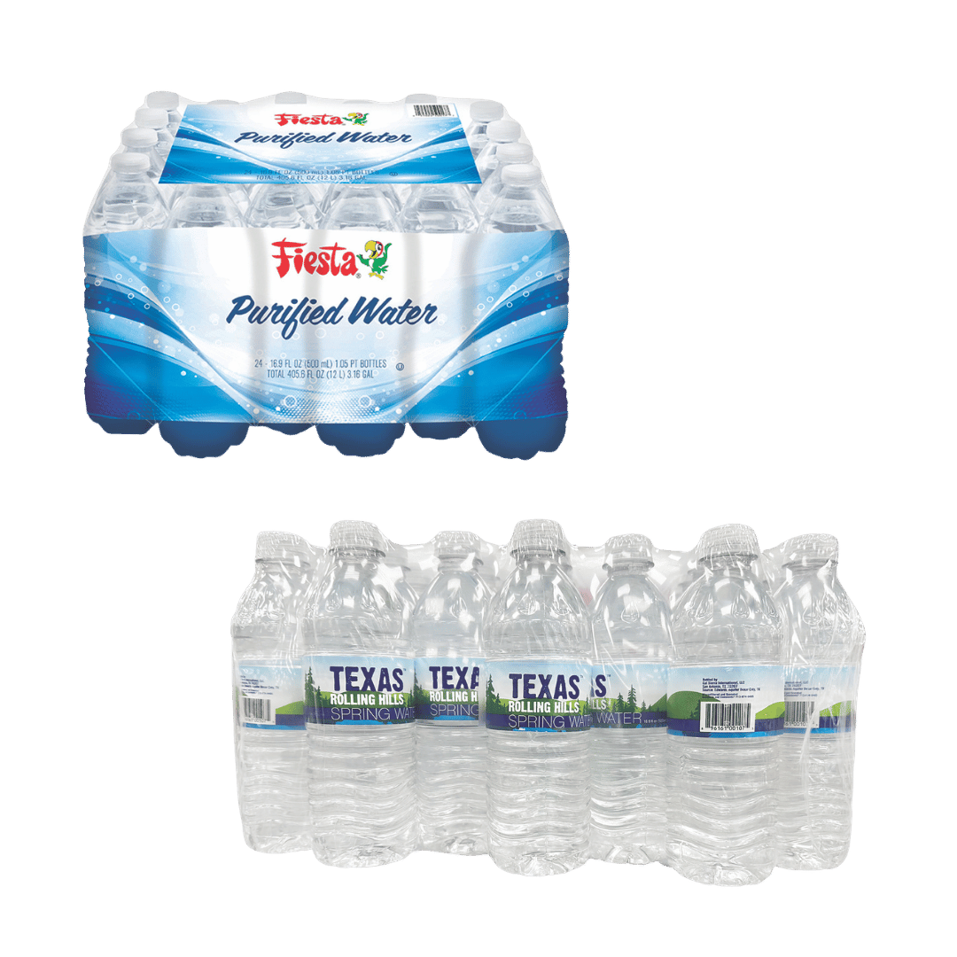 Fiesta or Rolling Hills Water, 24 Pack, .5 Ltr. 3  / $8.79
