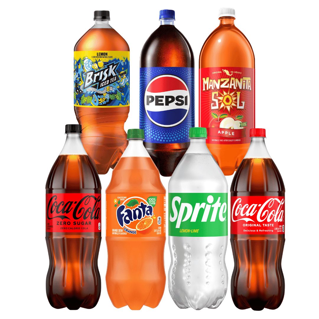 Coca-Cola or Pepsi, 2 Litrs. Btls. $1.97 ea