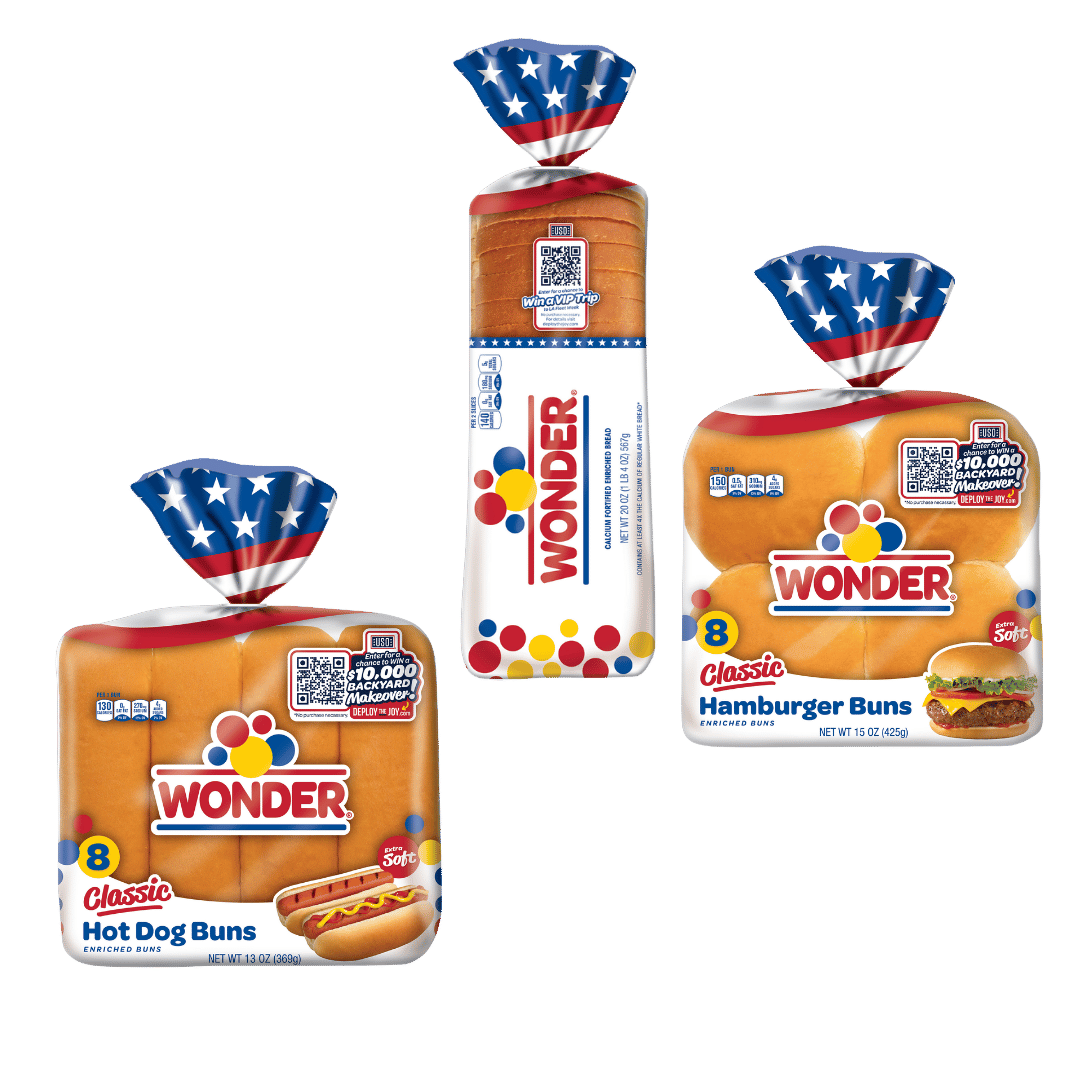 Wonder Classic Round Top, 20 oz or Hot Dog or Hamburger Buns, 8 ct $2.49 ea