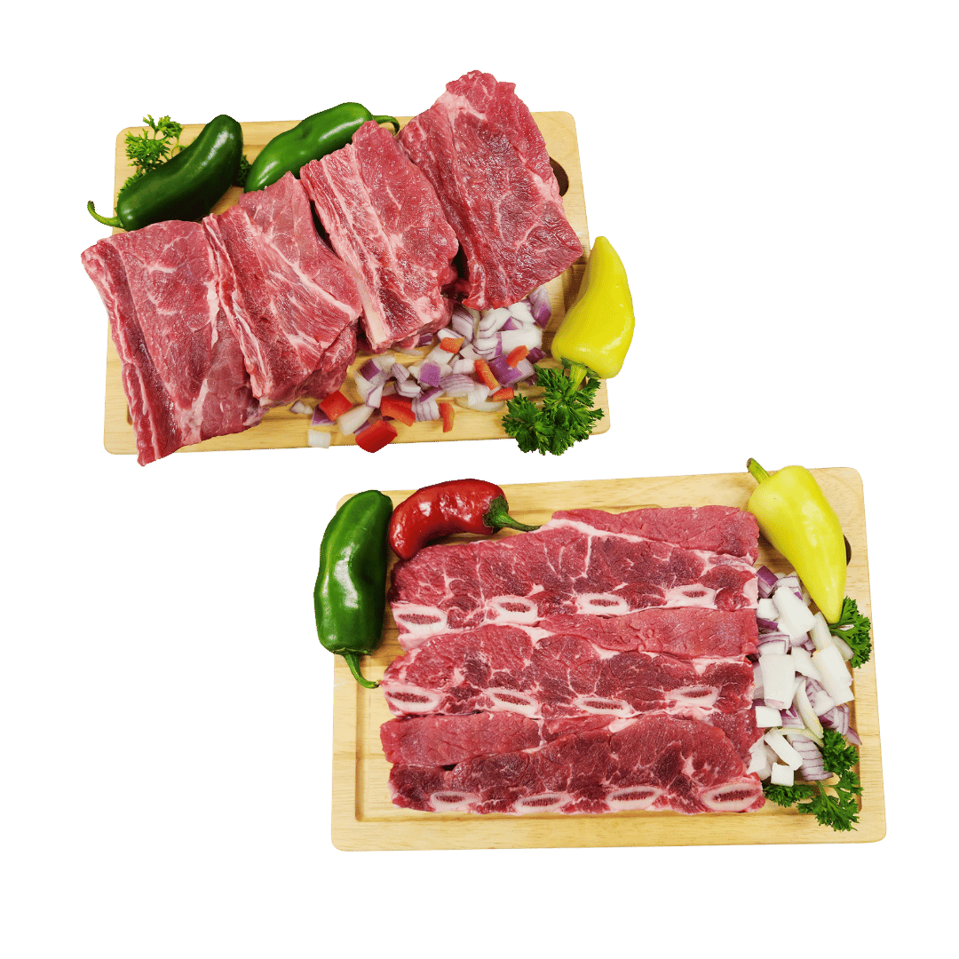 Fresh Beef Short Ribs or Beef Flanken Style Ribs $5.97 lb