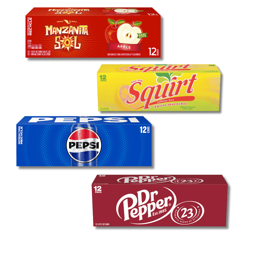 Dr. Pepper or Pepsi 12 Pack, 12 oz. $4.97 ea