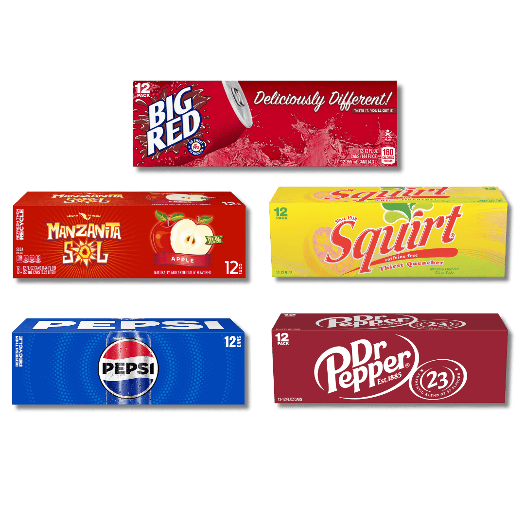 Dr. Pepper or Pepsi 12 Pack, 12 oz. $4.97 ea