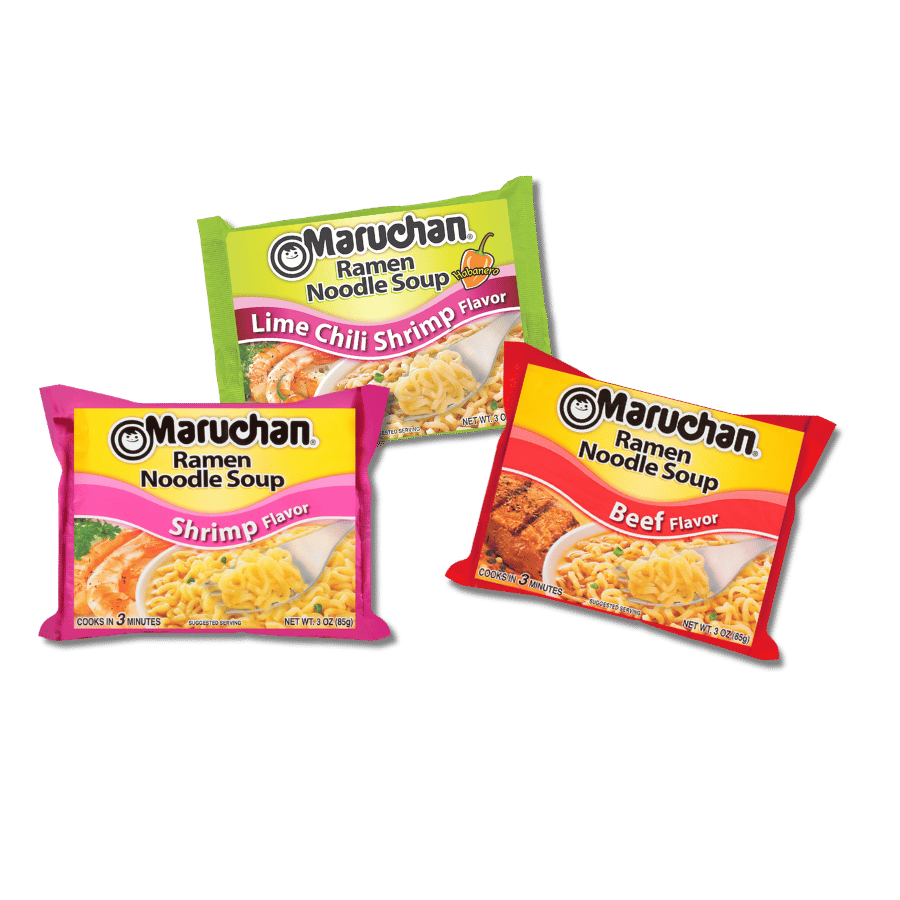 Sopas Instantáneas Maruchan de 3 oz 3/$1