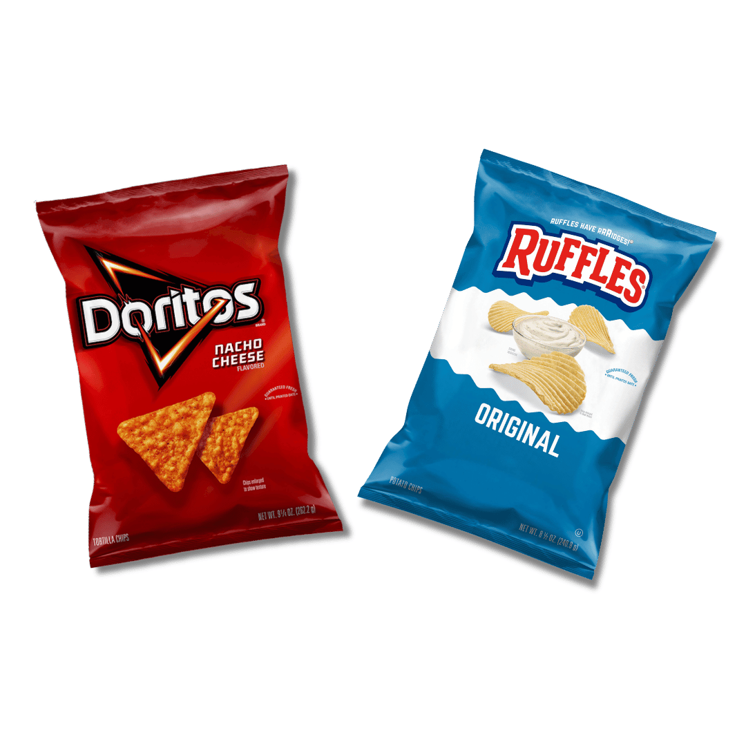 Doritos Tortilla Chips, 7-10.75 oz or Ruffles, 7.25-8 oz $2.99 ea