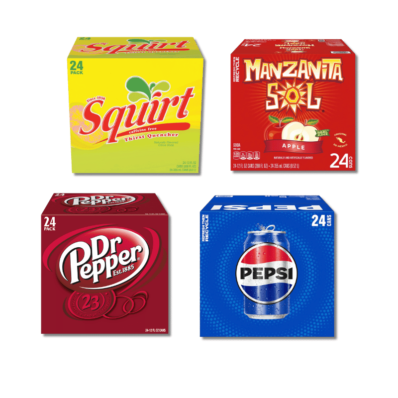 Pepsi or Dr. Peppers, 24 Pk., 12 oz. Cans $9.77 ea